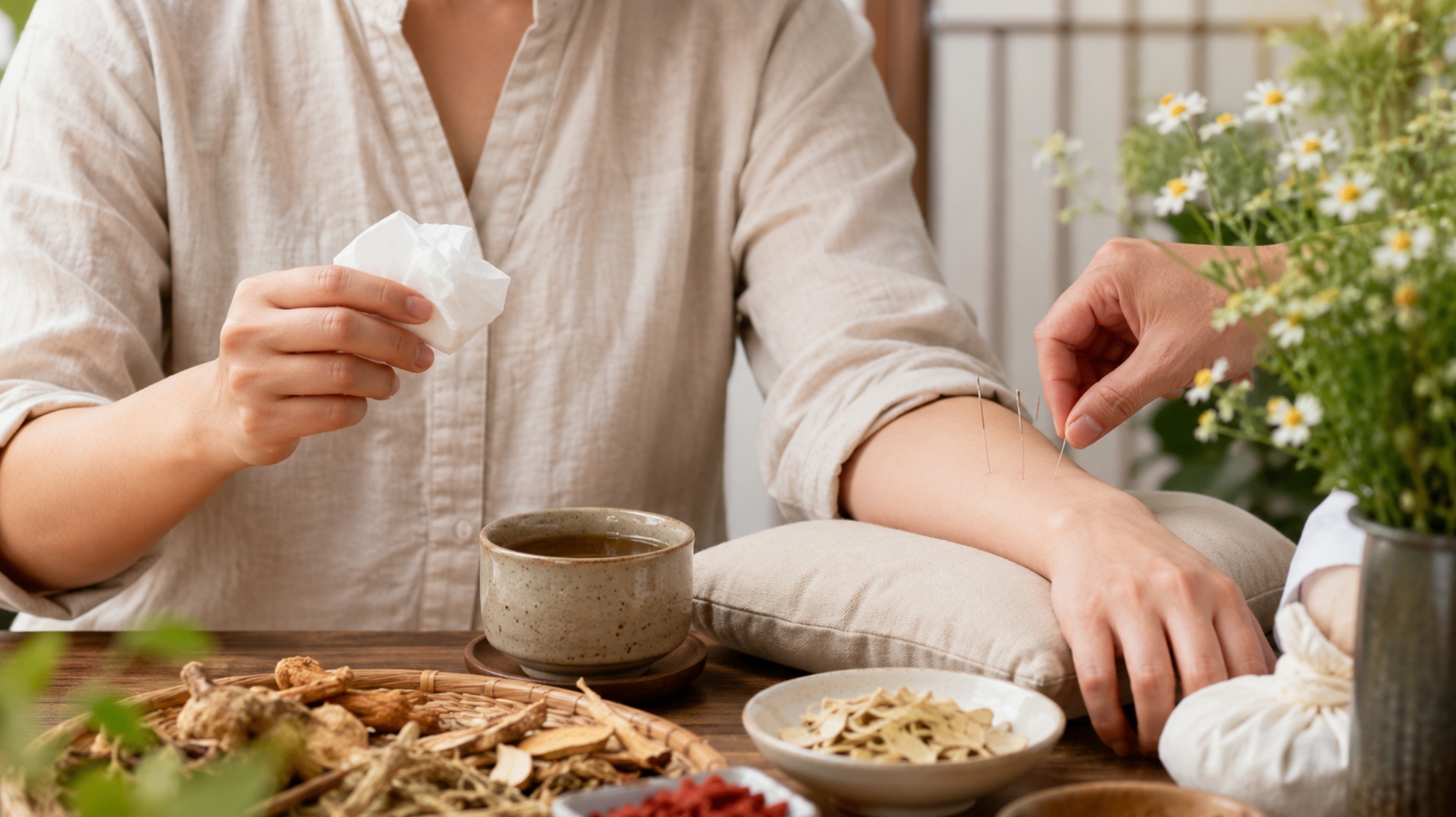 Acupuncture and Chinese natural remedies for hay fever